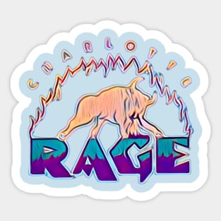 Charlotte Rage Football Sticker